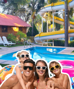 Day Pass Familiar en Cabaña (hasta 5 personas)
