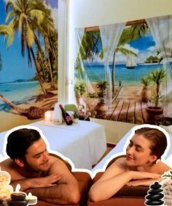 Masaje Relajante o con Piedras Calientes Pareja